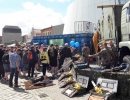 Am Samstag strahlte dann unser Tauchturm auf der Hafeninsel in Stralsund