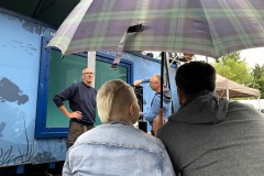 Endlich mal wieder ne Regenhusche - aber das hält Taucher ja bekanntlich nicht ab!