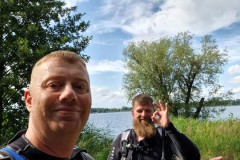 Endlich geht es an den See