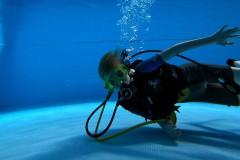 Mit dem Tauchvirus vollständig infiziert......