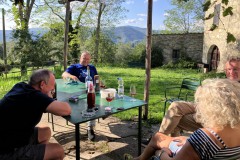 Zuvor noch zwei Tage Urlaub auf altem Weingut nahe Florenz...