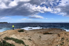 Oh je - das ist nun wirklich zu viel Wind  und Welle zum rausfahren