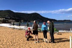 Erneut verhilft uns der Wind zu einer kleinen Erholungspause