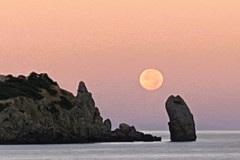 Der Mond ist nicht mal untergegangen....