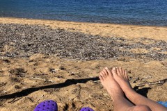 Am Strand ist es auch ganz nett 😎