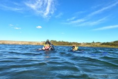 Gerät an der Oberfläche an- und ablegen. Immer wieder eine schöne Übung !🤣