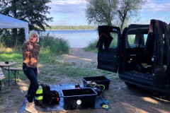 Heute stehen die ersten beiden Tauchgänge im See für den OWD an.....