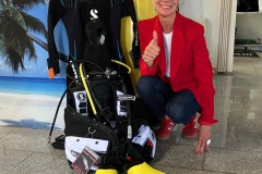 Die erste eigene Tauchausrüstung zu besitzen ist schon toll!!!