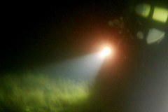 schöne nächtliche Lichtspiele